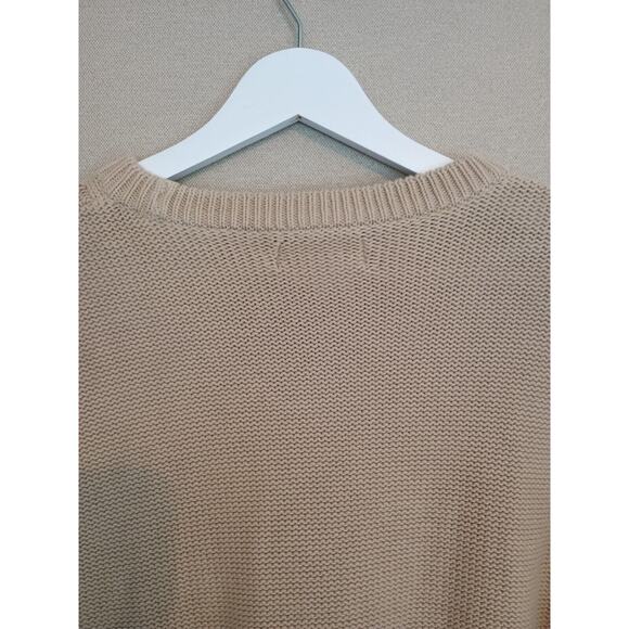 The Territory Ahead Sweater Mens Medium Beige Cable Knit Cozy Cabincore Neutral - Picture 5 of 6